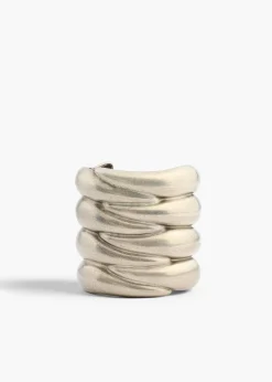 Khaite Jewelry-Cyclone Bracelet in Antique Silver
