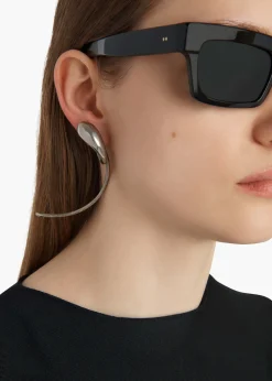 Khaite Jewelry-Cyclone Earrings in Antique Silver