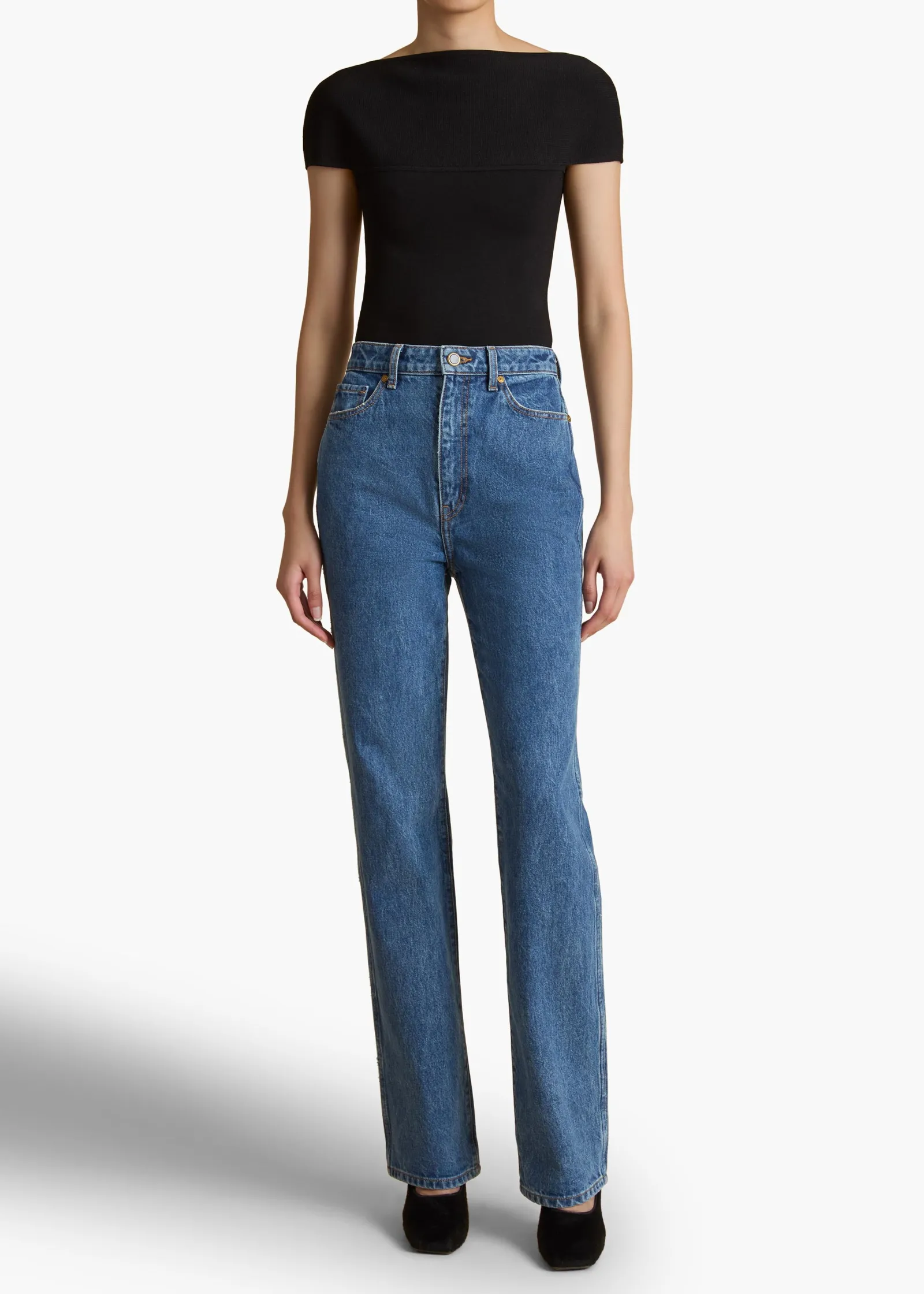 Khaite Danielle-Danielle Stretch Jean in Boone