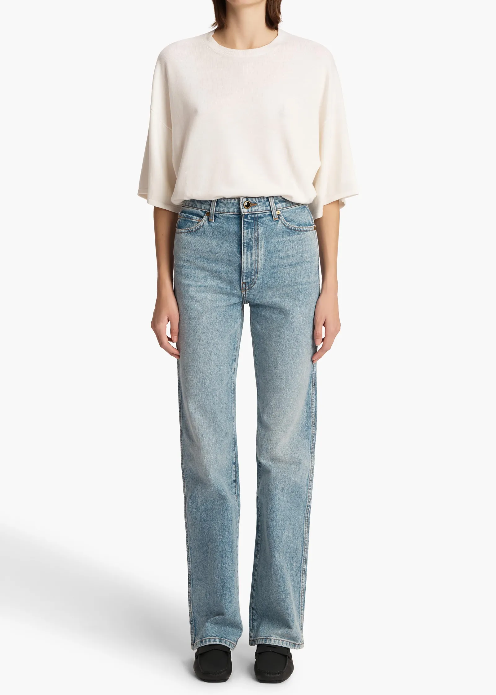Khaite Danielle-Danielle Stretch Jean in Bryce
