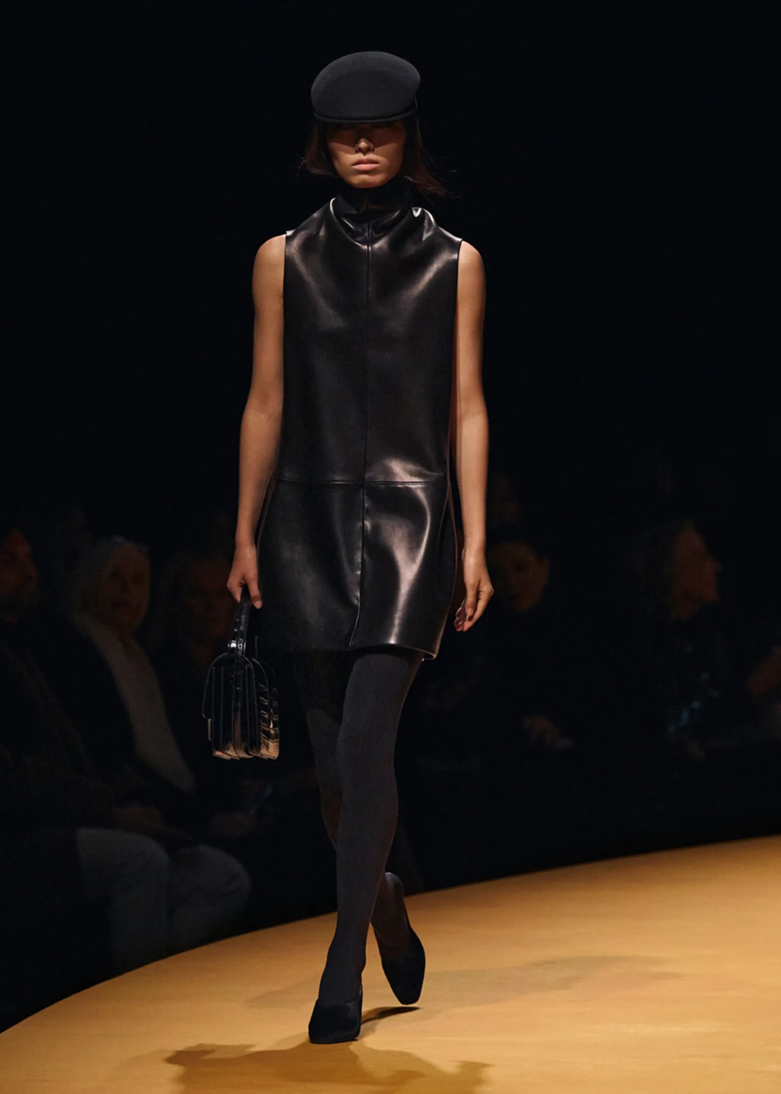 Khaite Dresses|Leather-Daria Dress in Black Leather