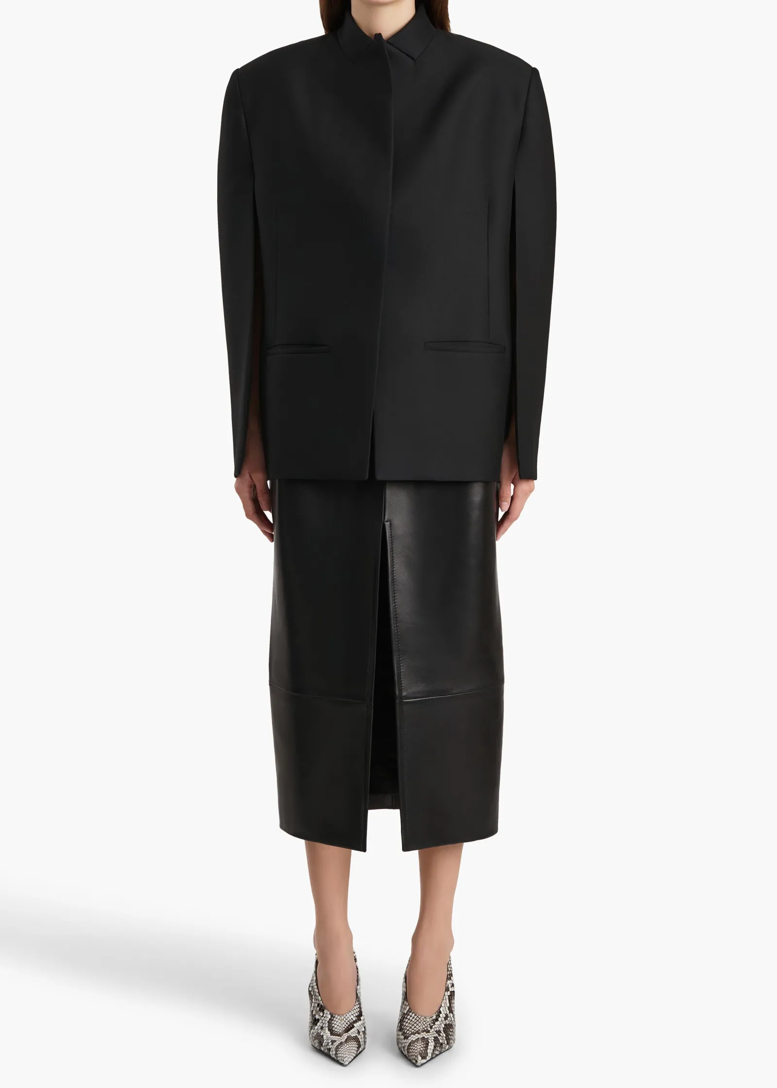 Khaite Leather|Jackets-Dolso Jacket in Black
