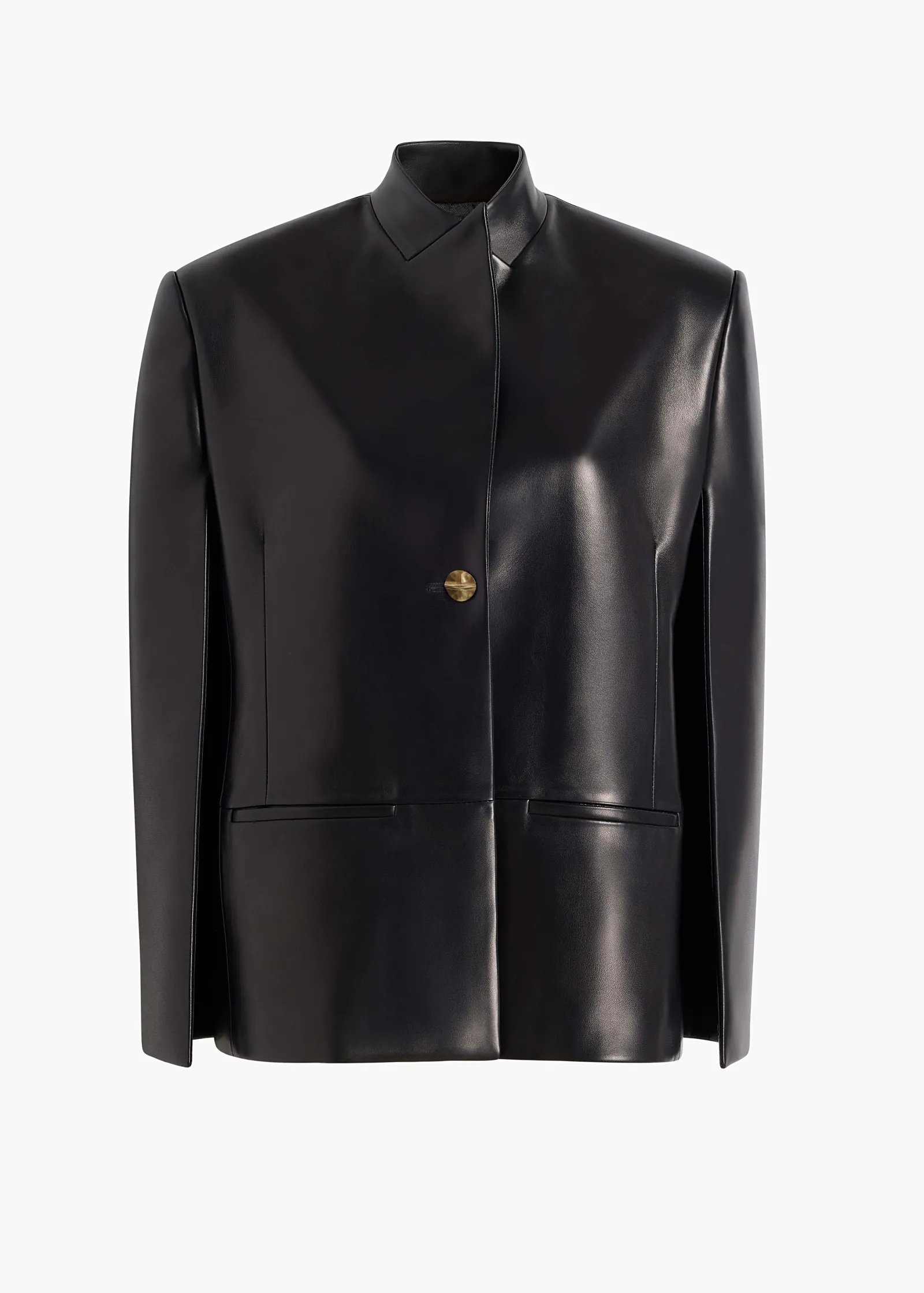 Khaite Leather|Jackets-Dolso Jacket in Black Leather