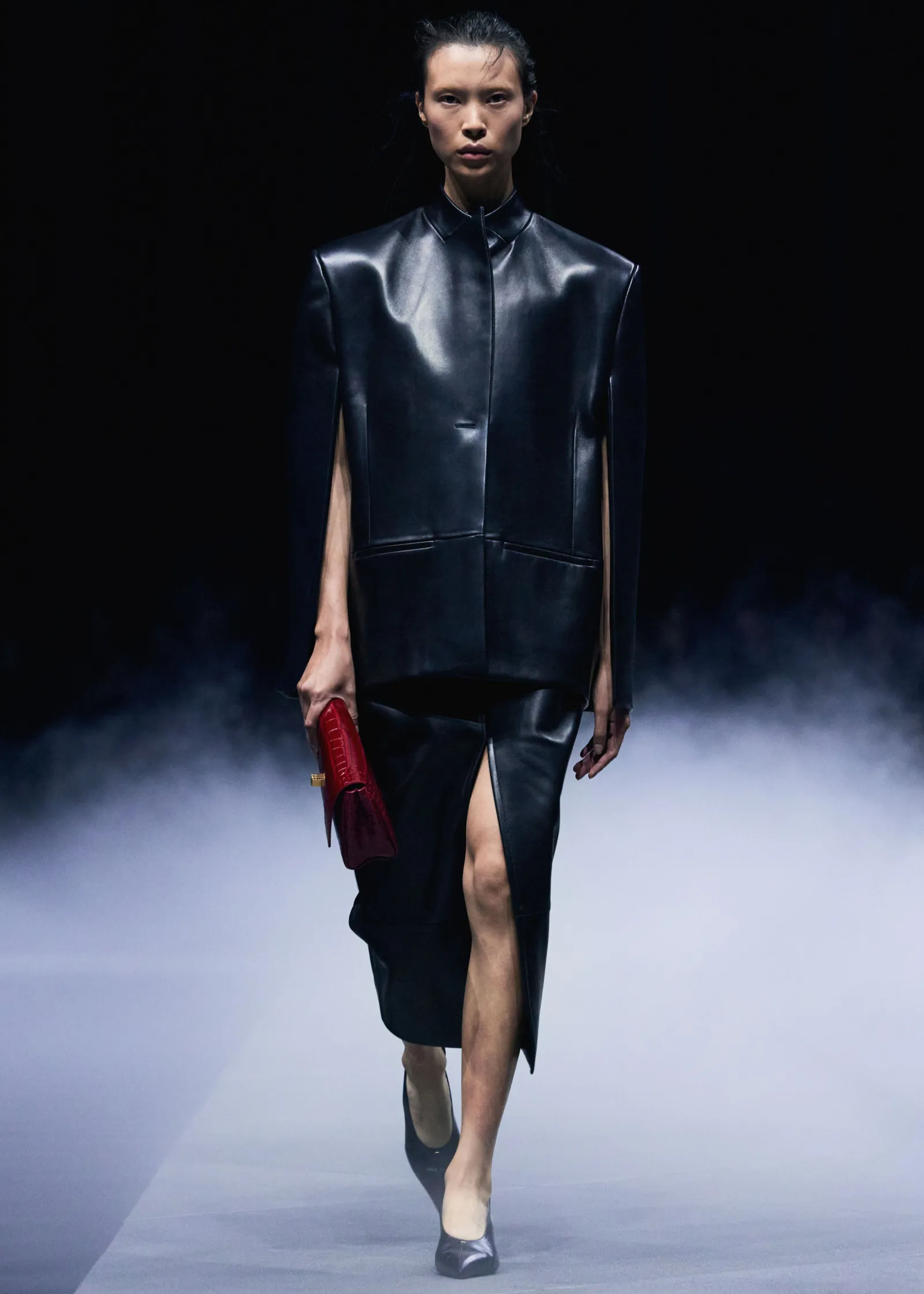 Khaite Leather|Jackets-Dolso Jacket in Black Leather