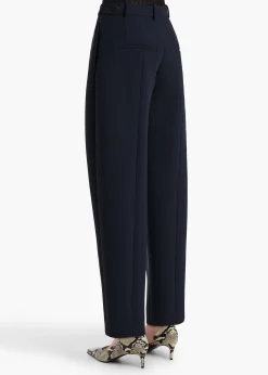 Khaite Pants-Dugan Pant in Dark Navy