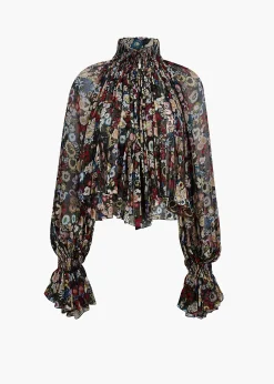 Khaite Shirts & Tops-Durer Top in Black Multi