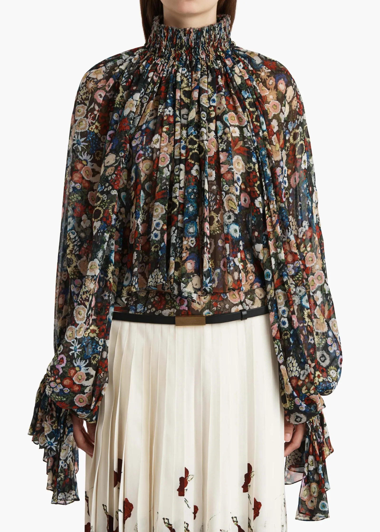 Khaite Shirts & Tops-Durer Top in Black Multi