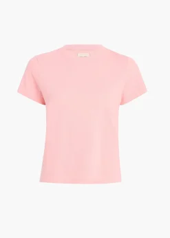 Khaite T-Shirts & Tanks-Emmylou T-Shirt in Petal