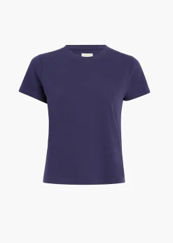 Khaite T-Shirts & Tanks-Emmylou T-Shirt in Royal