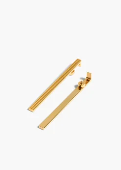 Khaite Jewelry-Empire Long Earrings in Gold