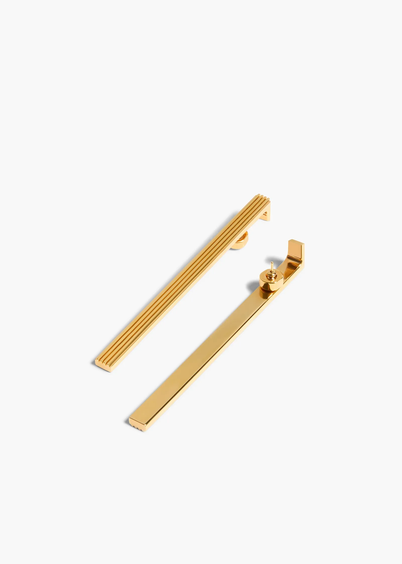Khaite Jewelry-Empire Long Earrings in Gold