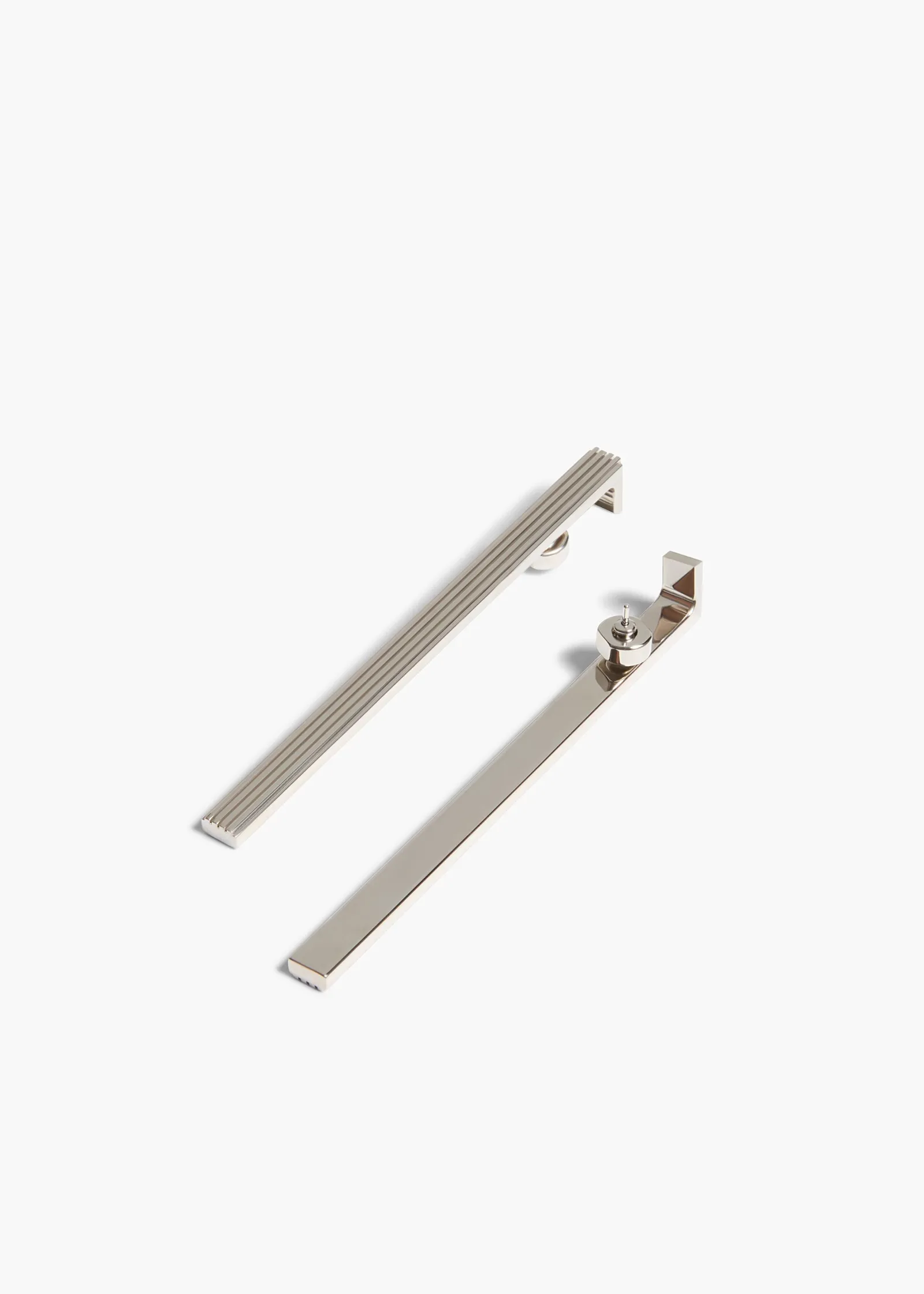 Khaite Jewelry-Empire Long Earrings in Silver