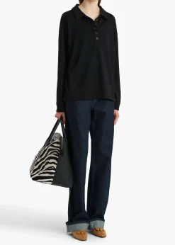 Khaite Shirts & Tops-Faithful Top in Black