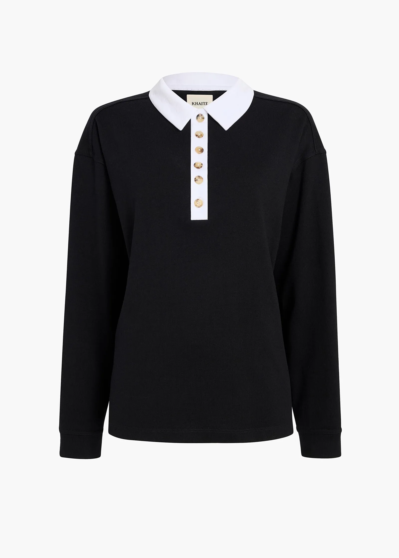 Khaite Shirts & Tops-Faithful Top in Black and White