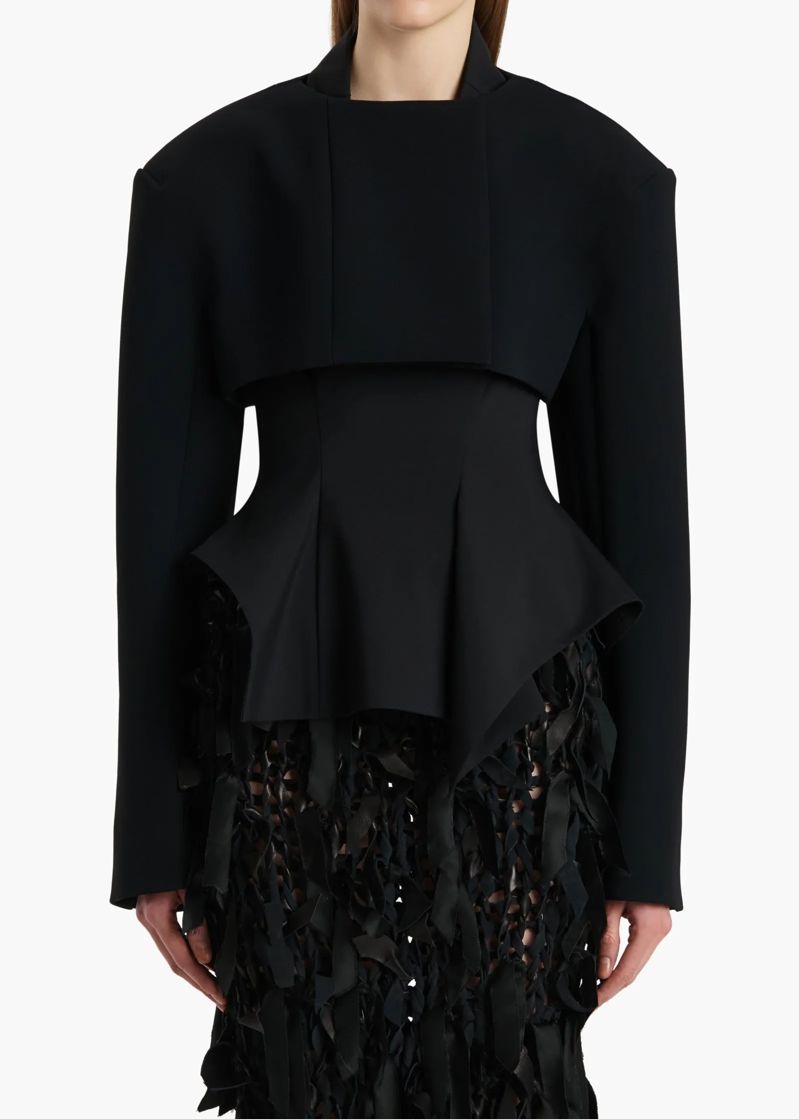 Khaite Leather|Jackets-Fenla Jacket in Black