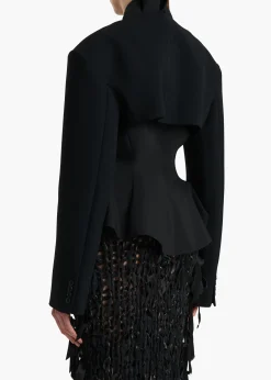 Khaite Leather|Jackets-Fenla Jacket in Black