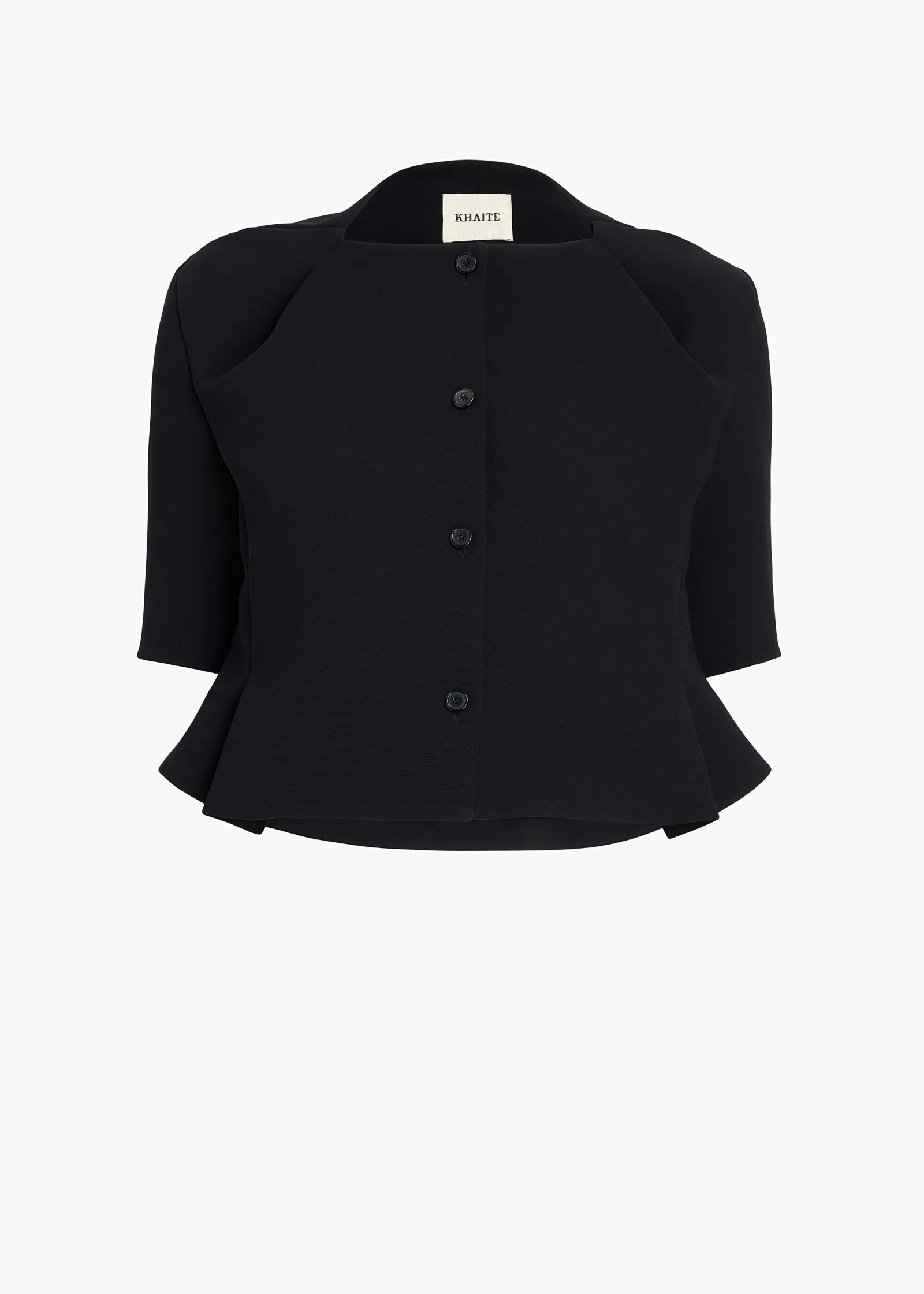 Khaite Jackets-Franc Jacket in Black