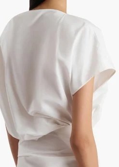 Khaite Dresses-Fray Dress in Chalk