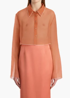 Khaite Shirts & Tops-Fritz Top in Dahlia