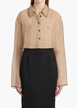 Khaite Shirts & Tops-Fritz Top in Tea Stain
