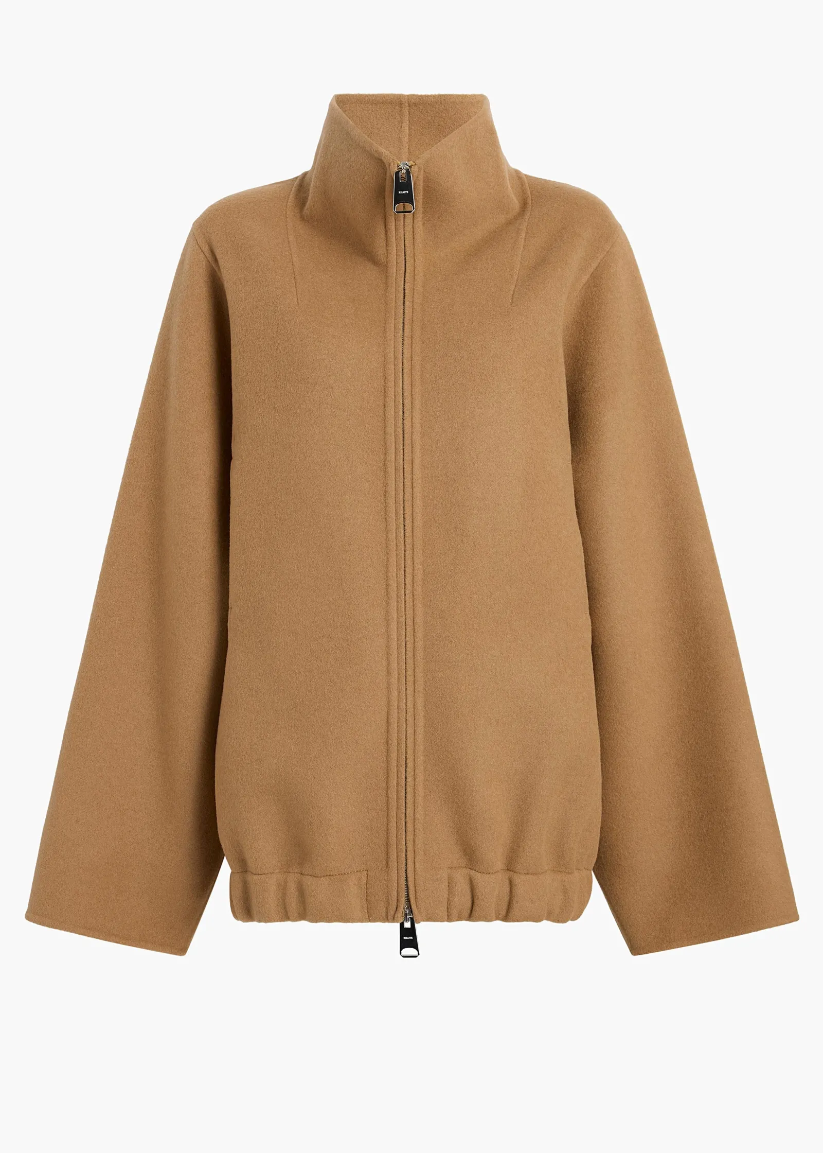 Khaite Outerwear & Coats|Jackets-Garret Jacket in Camel