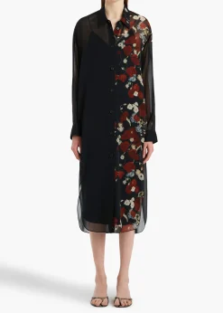 Khaite Dresses-Gloria Dress in Black and Red