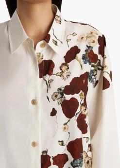 Khaite Dresses-Gloria Dress in Cream and Red