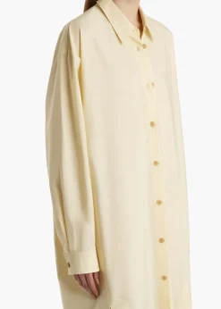 Khaite Dresses-Gloria Dress in Pale Yellow