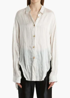 Khaite Shirts & Tops-Goya Top in Chalk