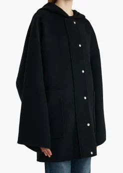 Khaite Outerwear & Coats-Hessner Coat in Black
