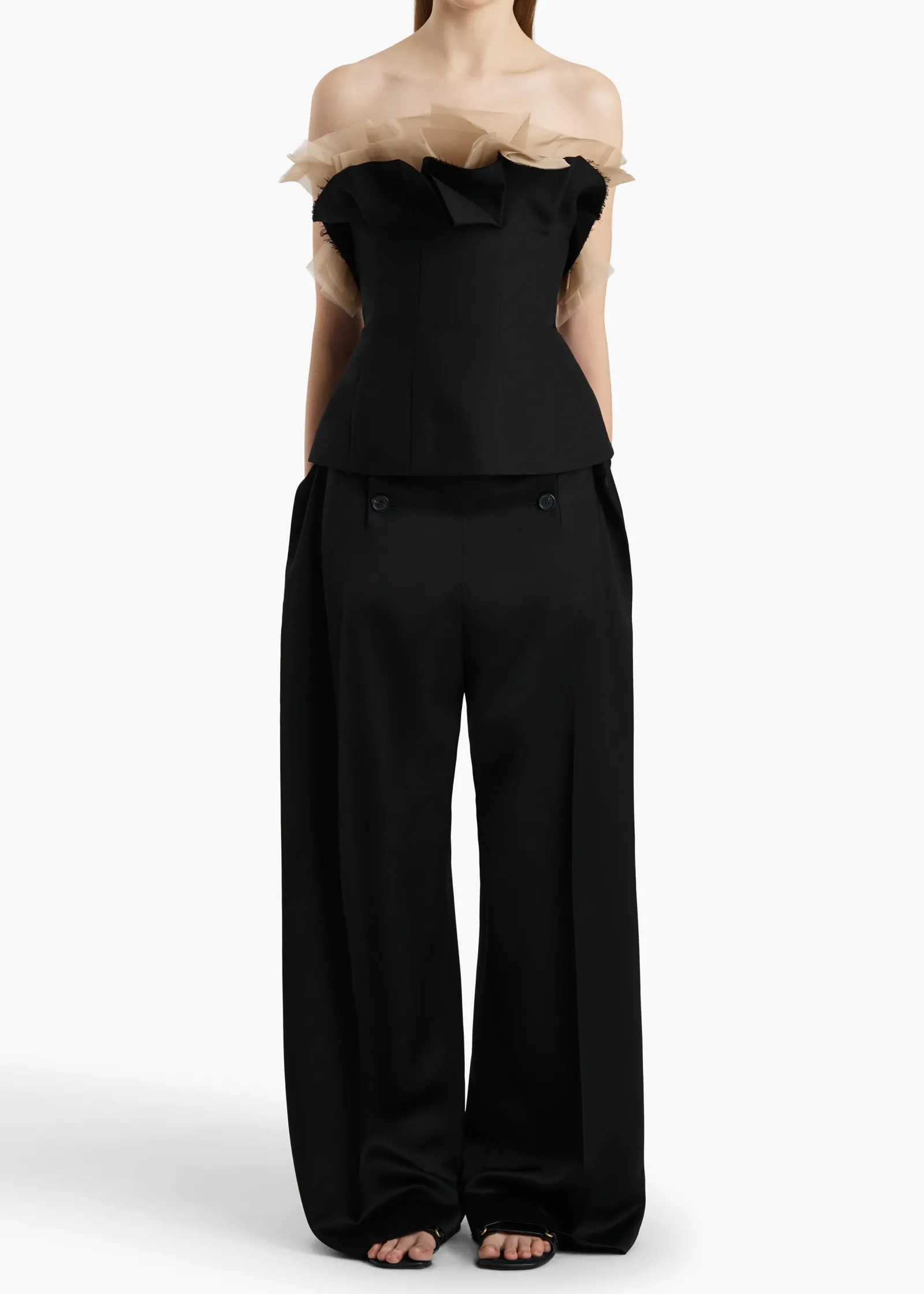 Khaite Pants-Ila Pant in Black