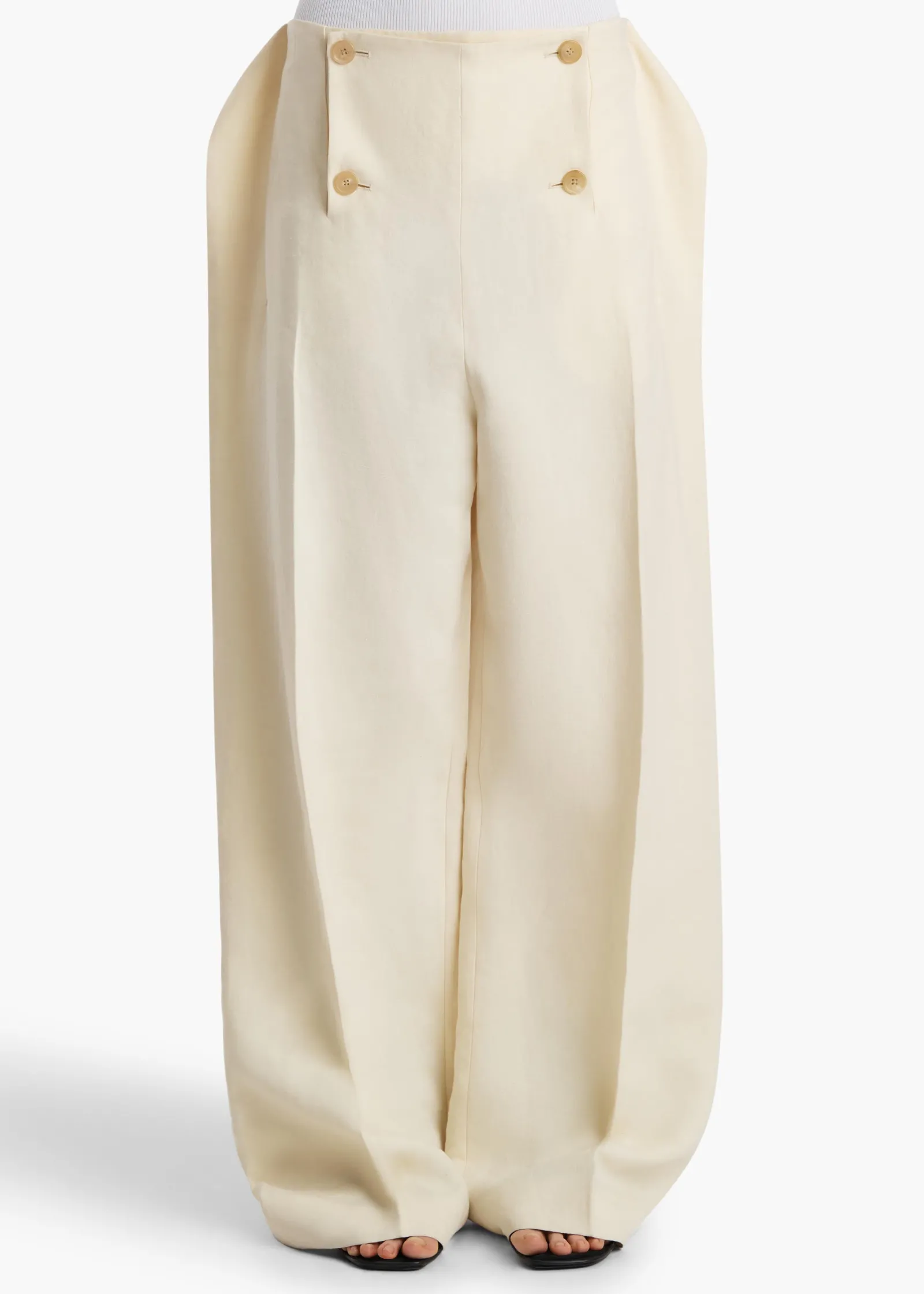 Khaite Pants-Ila Pant in Natural