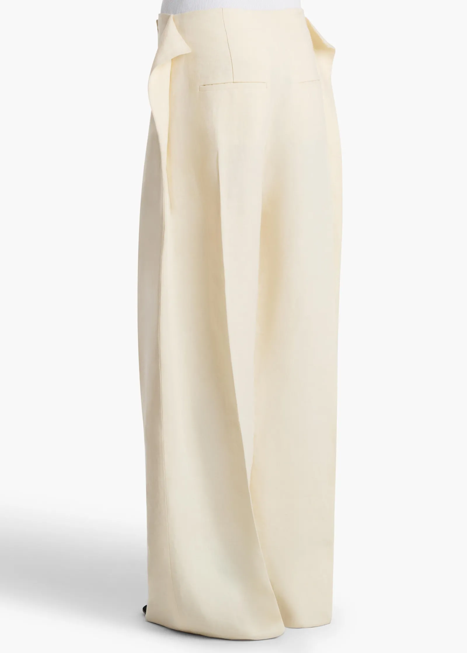 Khaite Pants-Ila Pant in Natural