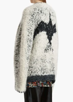Khaite Knitwear-Jack Cardigan in Black and Glaze