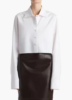 Khaite Shirts & Tops-Jasen Top in Chalk