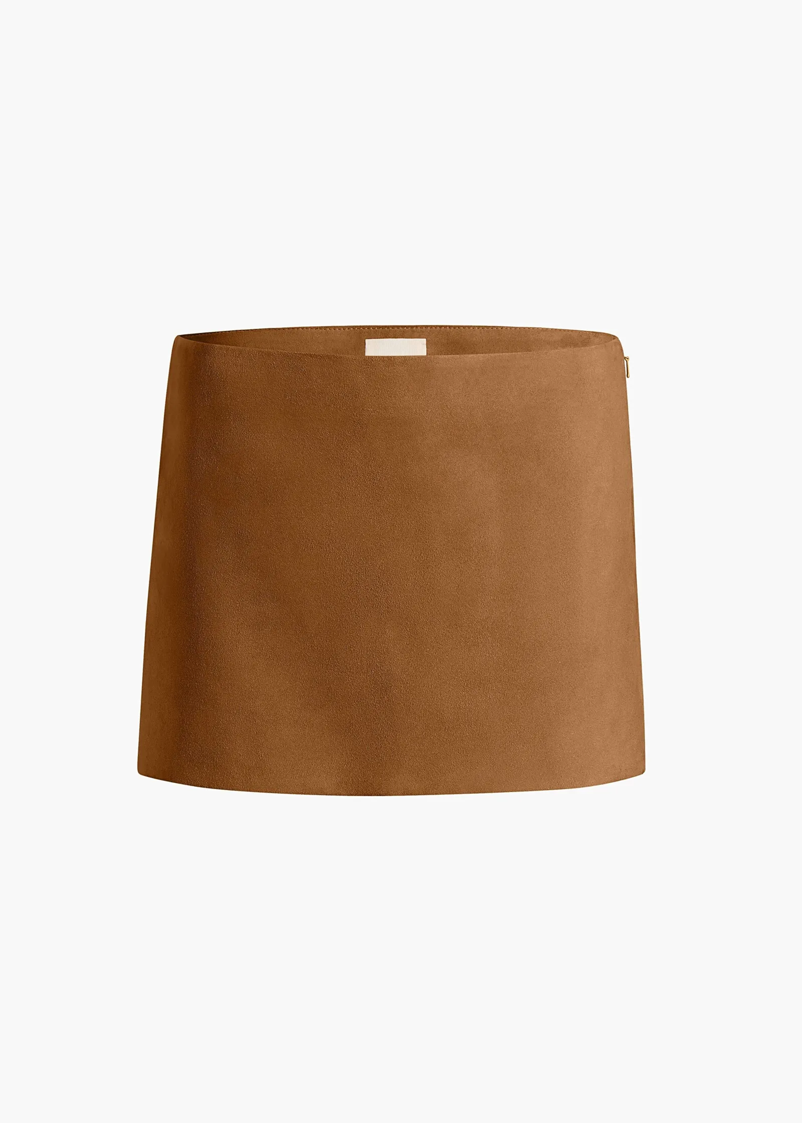 Khaite Leather|Skirts & Shorts-Jett Skirt in Toffee Suede