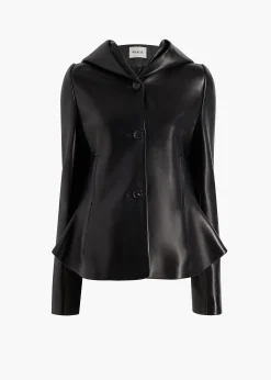 Khaite Leather|Jackets-June Jacket in Black Leather
