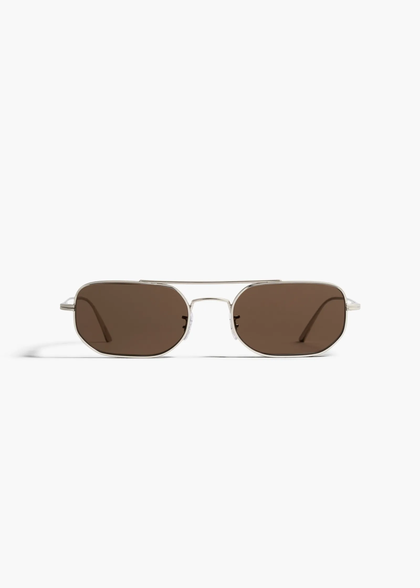 Khaite Eyewear-x Oliver Peoples 1989C in Silver and Grey