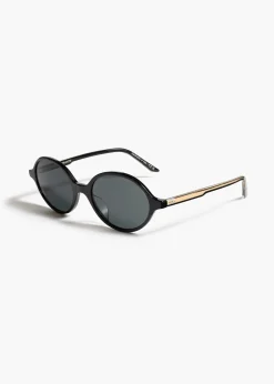 Khaite Eyewear-x Oliver Peoples 2000C in Black and Grey
