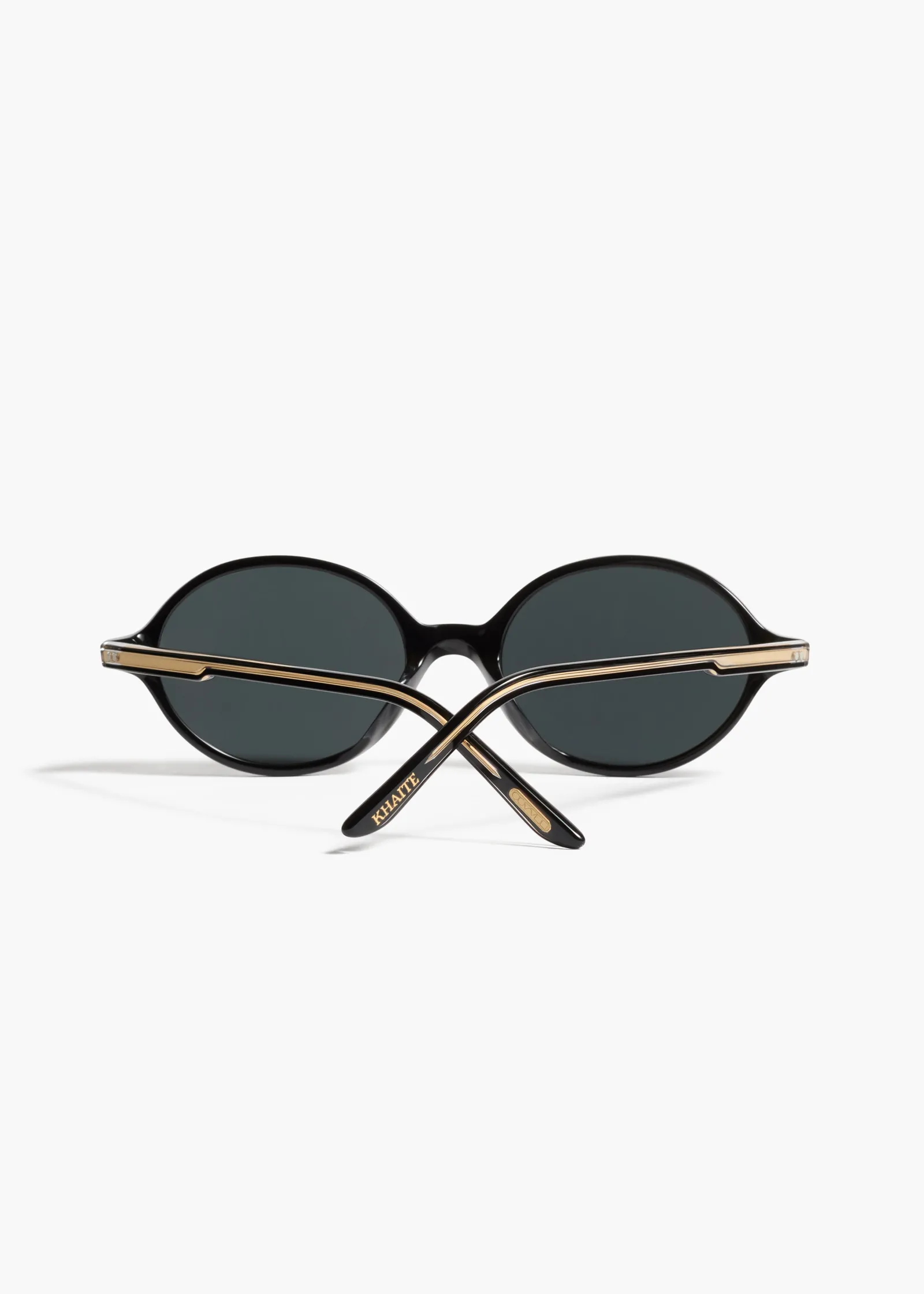 Khaite Eyewear-x Oliver Peoples 2000C in Black and Grey