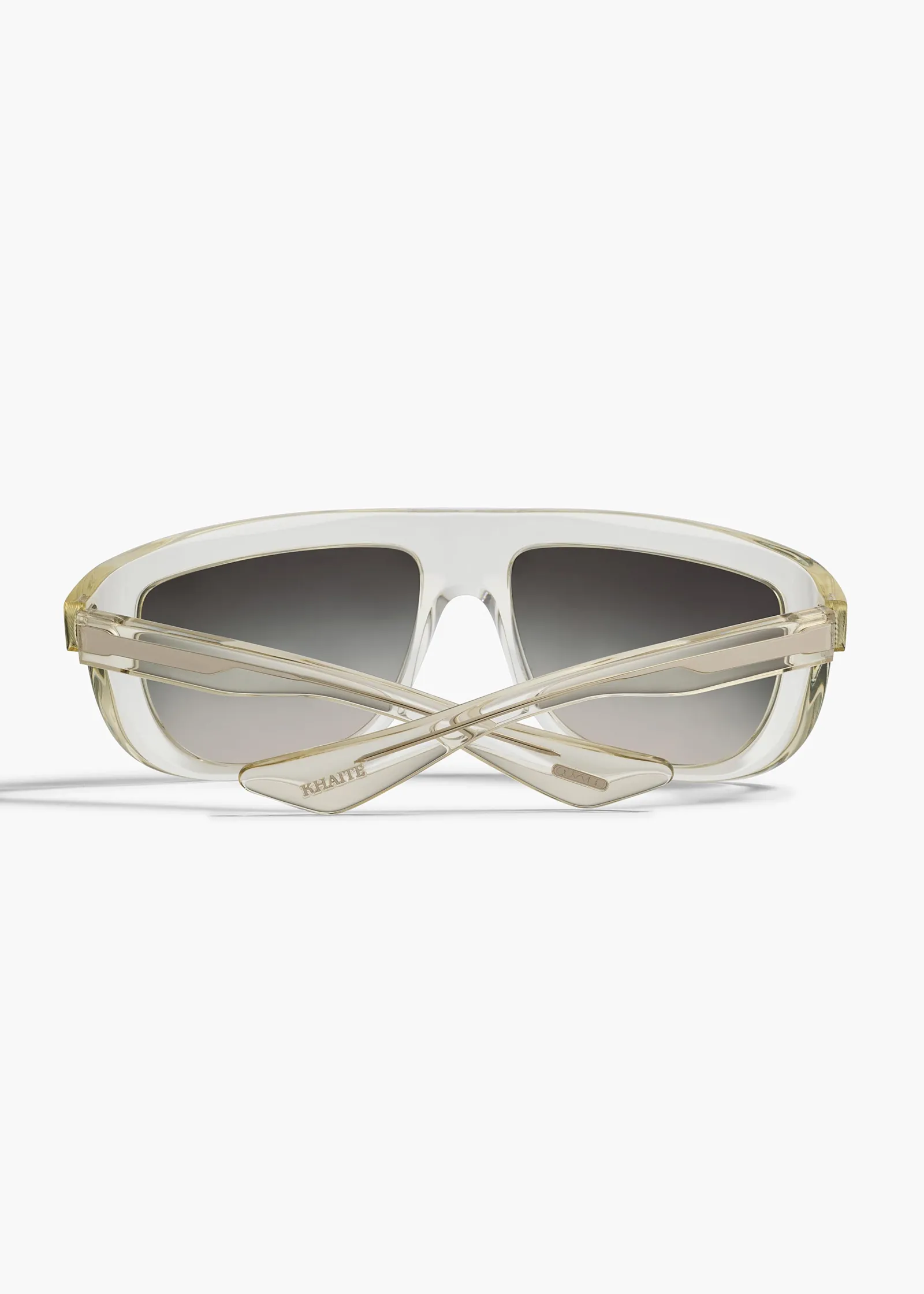 Khaite Eyewear-x Oliver Peoples 1974C in Pale Citrine and Grey Gradient