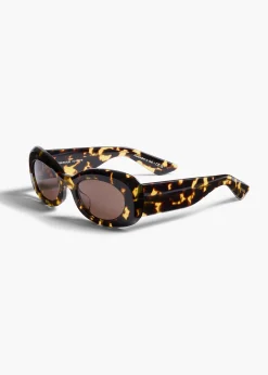 Khaite Eyewear-x Oliver Peoples 1992C in Vintage DTB and Brown