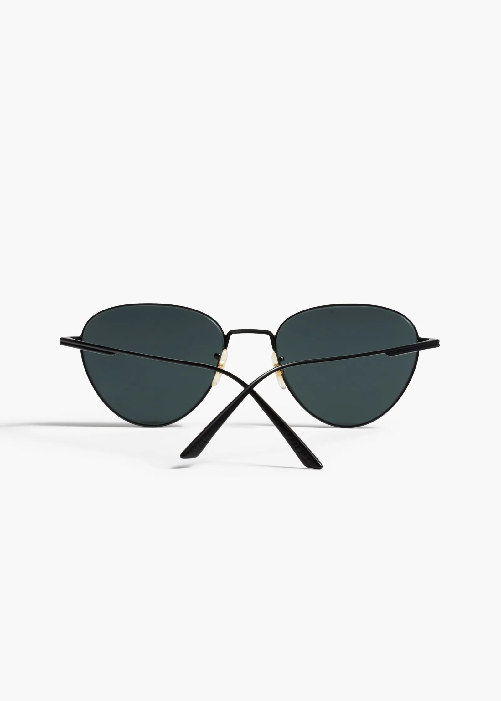 Khaite Eyewear-x Oliver Peoples 1991C in Matte Black and Grey