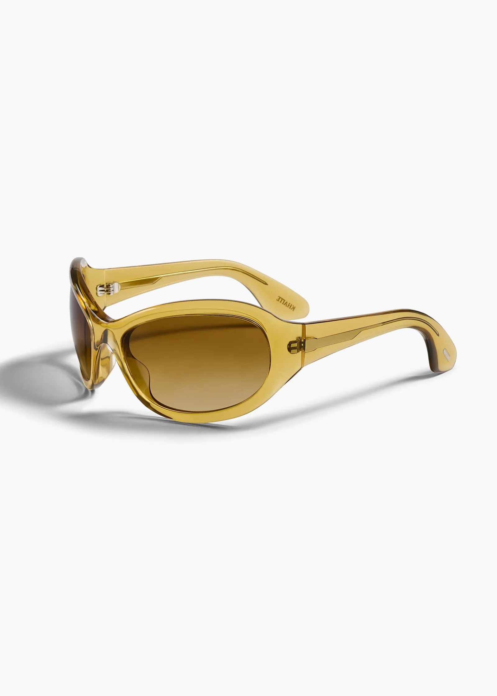 Khaite Eyewear-x Oliver Peoples 1967C in Dark Honey and Amaretto Gradient