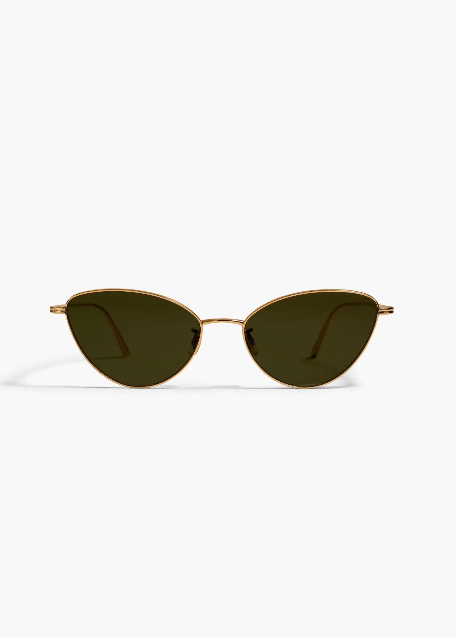 Khaite Eyewear-x Oliver Peoples 1998C in Gold and Vibrant Green