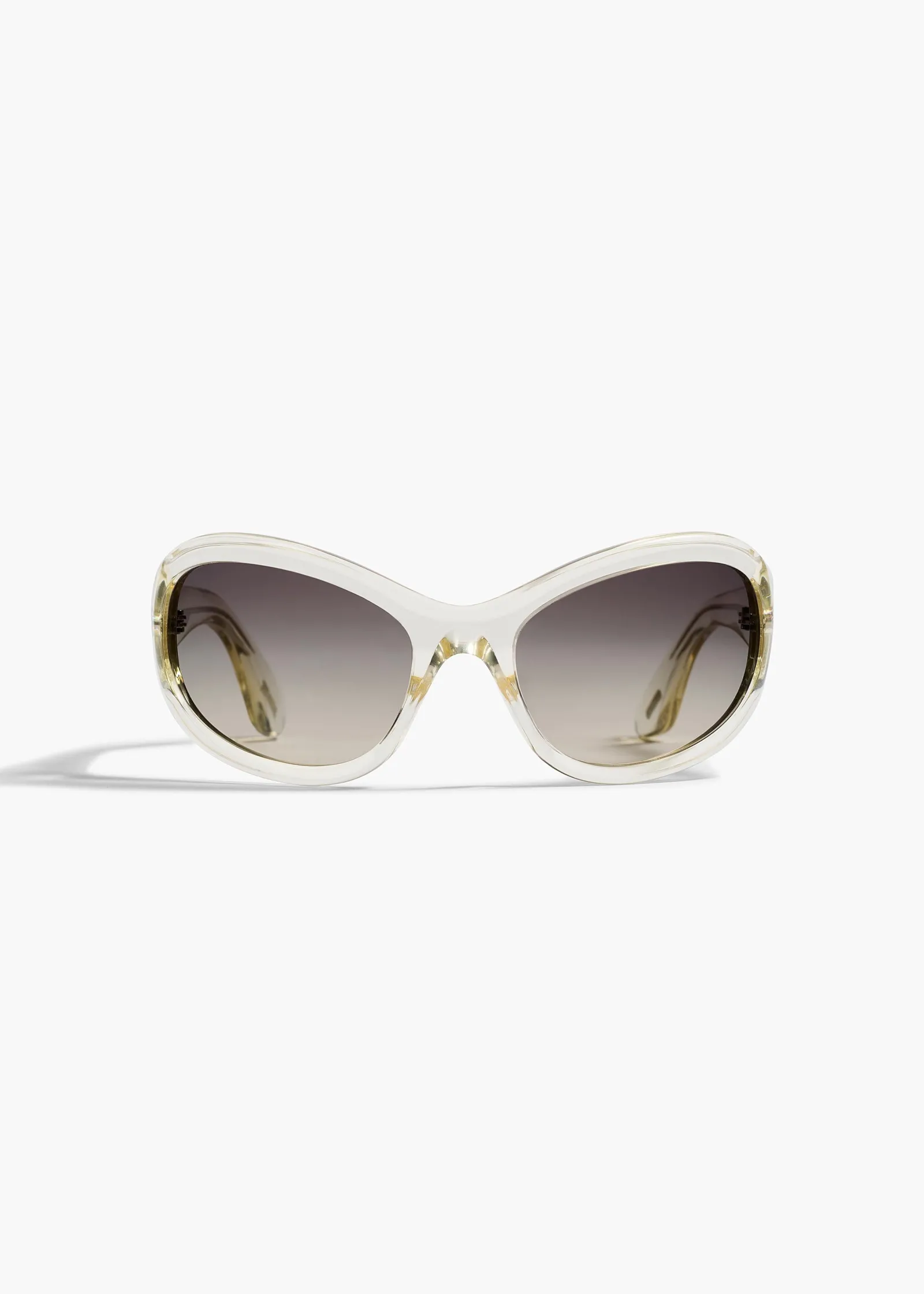 Khaite Eyewear-x Oliver Peoples 1967C in Pale Citrine and Grey Gradient