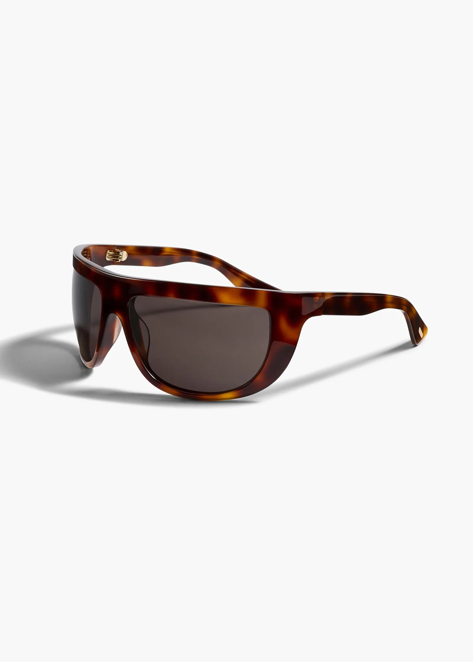 Khaite Eyewear-x Oliver Peoples 1974C in Dark Mahogany and Brown