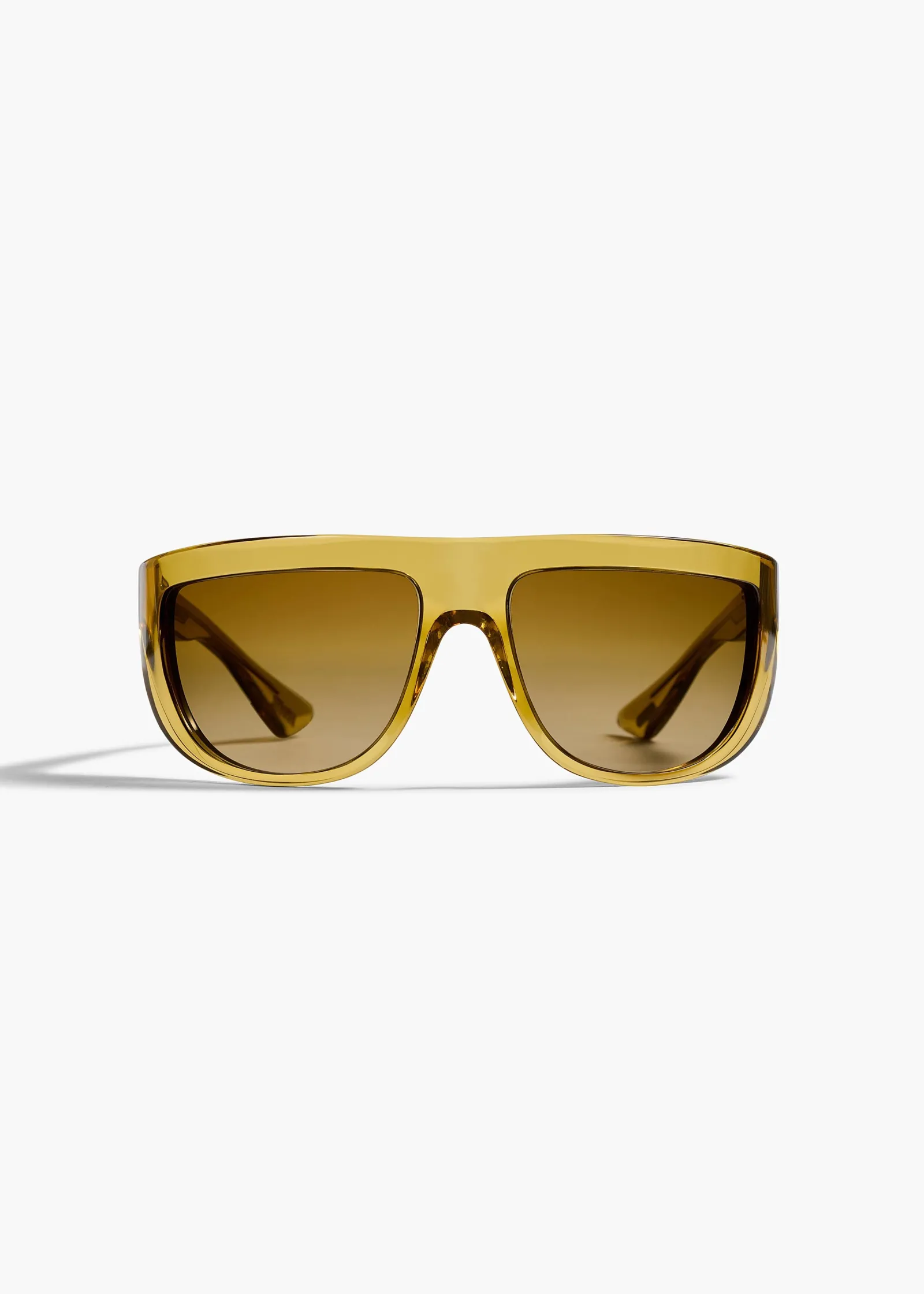 Khaite Eyewear-x Oliver Peoples 1974C in Dark Honey and Amaretto Gradient