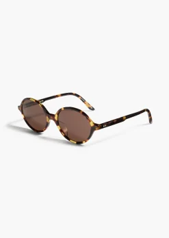 Khaite Eyewear-x Oliver Peoples 2000C in Vintage DTB and Brown