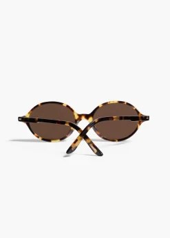 Khaite Eyewear-x Oliver Peoples 2000C in Vintage DTB and Brown